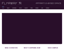 Tablet Screenshot of flyawayproductions.com